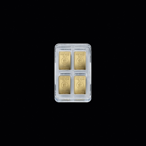 [30100] 36 x 1g Gold Bar Heimerle + Meule UnityBar