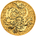 Australian "Chinese Myths & Legends" Dragon 1oz Gold Coin 2022