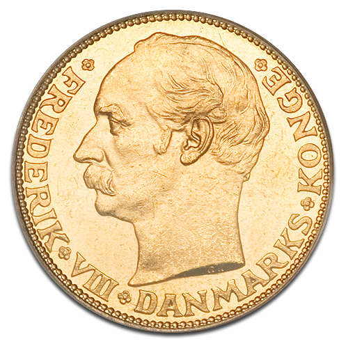 [10702] 20 Kroner Frederik VIII. Gold Coin | 1908-1912 | Denmark