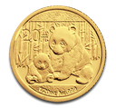 China Panda 1/20oz Gold Coin 2012