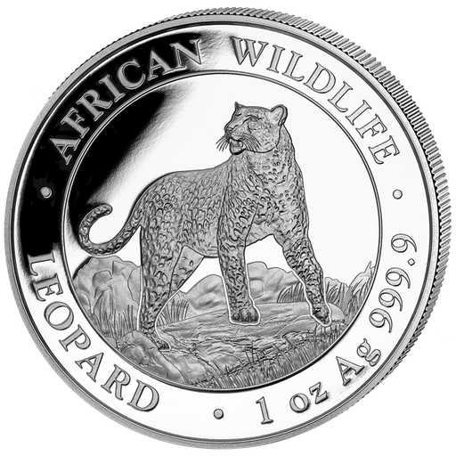 [23126] Somalia Leopard 1oz Silver Coin 2022 margin scheme