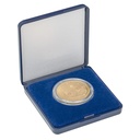 Coin Case with blue inlay for Coins up to 40 mm