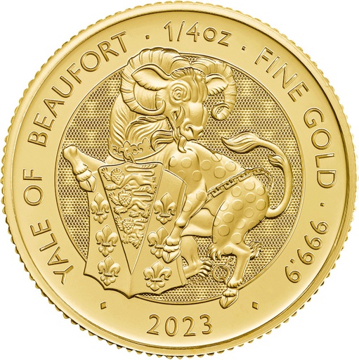 [109330] Tudor Beasts Yale 1/4 oz Gold Coin 2023
