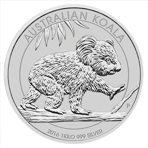 [201325] Koala 1kg Silver Coin 2016 margin scheme