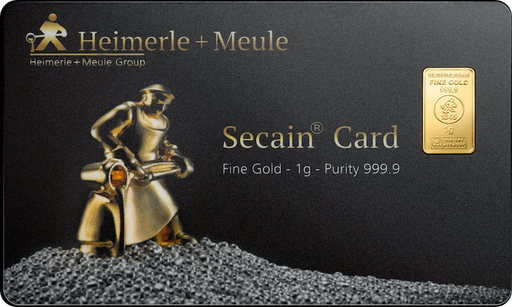 [30053] 1 Gram Gold Bar Heimerle + Meule