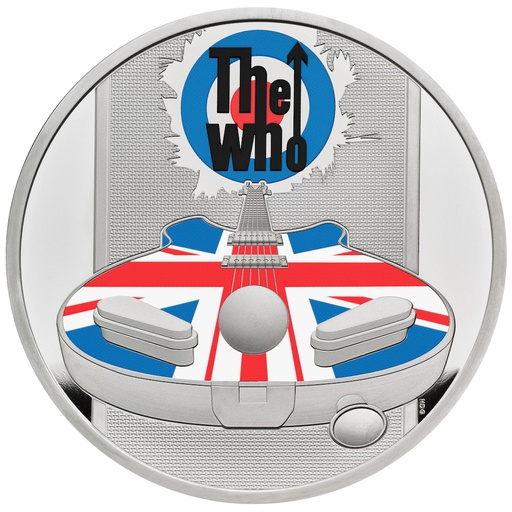 [209132] Music-Legends - The Who - 1oz Silver Coin 2021 Proof margin scheme