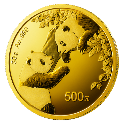 [106207] China Panda 30g Gold Coin 2023