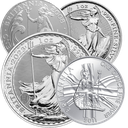 Britannia 1oz Silver Coin different years margin scheme