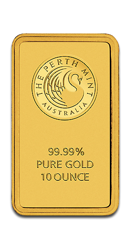 [30020] 10oz Gold Bullion | 311g Gold Bar | 311gr Perth Mint with Certificate