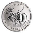 Wildlife Canada Elk 1oz silver coin 2012 | margin scheme