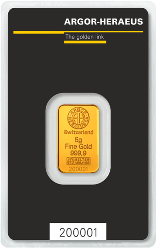 [30063] 5g Gold Bar Argor-Heraeus