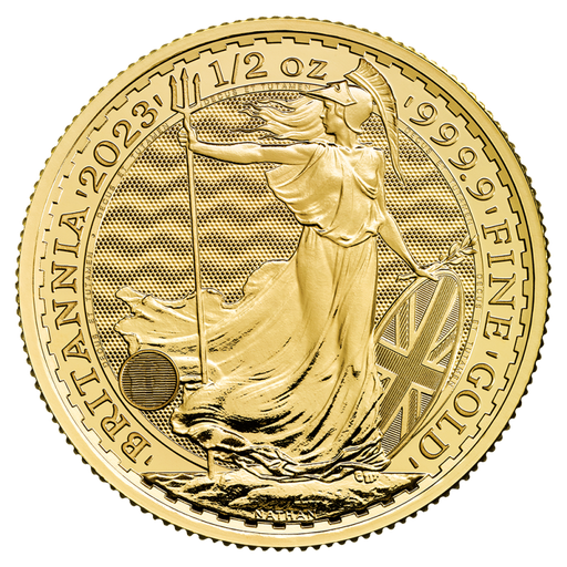 [109210] Britannia Charles 1/2oz Gold Coin 2023