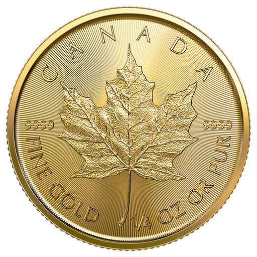 [104268] Maple Leaf 1/4oz Gold Coin 2023