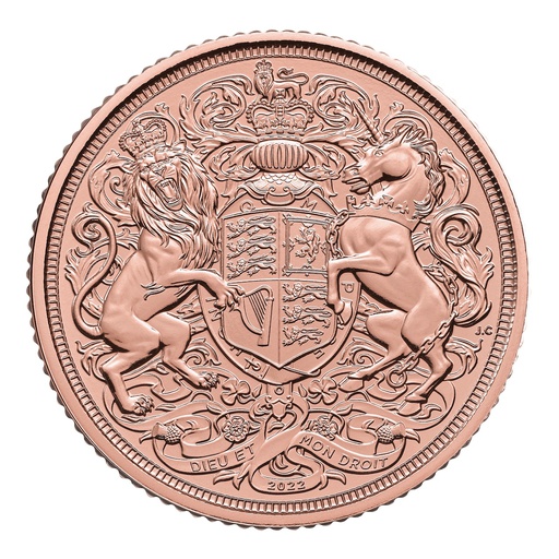 [109214] Memorial Full Sovereign King Charles Gold Coin 2022