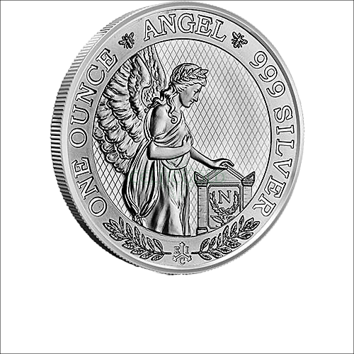 [24103] St. Helena Napoleon Angel 1oz Silver Coin 2021 margin scheme
