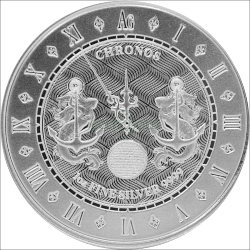 [24109] Tokelau Chronos 1oz Silver Coin 2021 margin scheme 