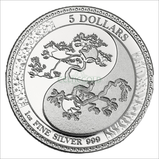 [24112] Tokelau Equilibrium 1oz Silver Coin 2018 margin scheme 