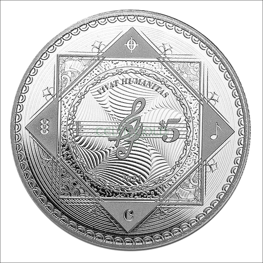 [21120] Tokelau Vivat Humanitas 1oz Silver Coin 2021 margin scheme 