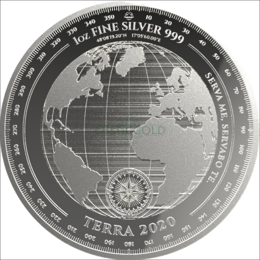 [21124] Tokelau Terra 1oz Silver Coin 2020 margin scheme 