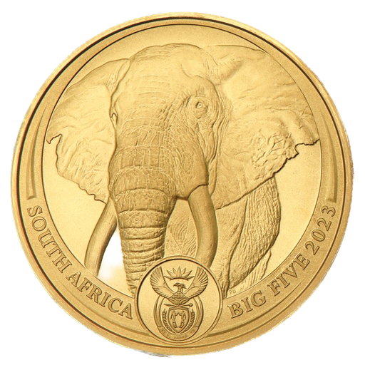 [116248] South Africa Big Five - Elephant 1 oz Gold Coin 2023 