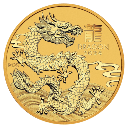 [101281] Lunar III Dragon 1/2 oz Gold Coin 2024