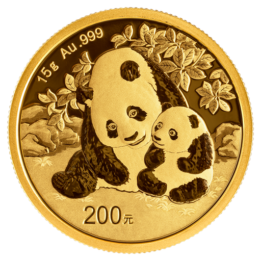 [106215] China Panda 15g Gold Coin 2024