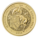 Tudor Beasts Seymour Unicorn 1oz Gold Coin 2024