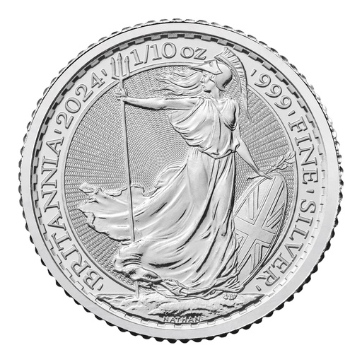 [209339] Britannia 1/10oz Silver Coin 2024 margin scheme