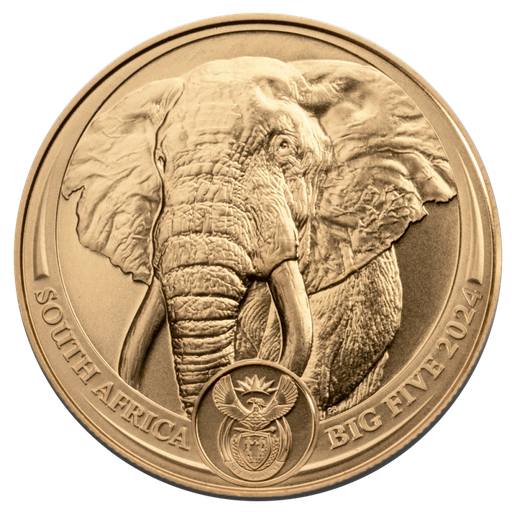 [116255] South Africa Big Five - Elephant 1oz Gold Coin 2024