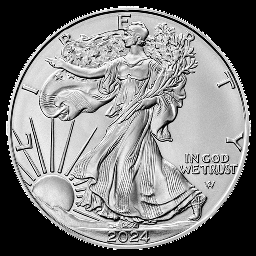 [21850] American Eagle 1oz Silver Coin 2024 - margin scheme
