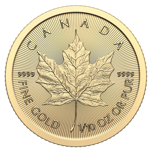 [104270] Maple Leaf 1/10oz Gold Coin 2024