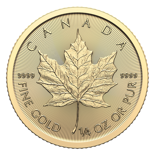 [104271] Maple Leaf 1/4oz Gold Coin 2024