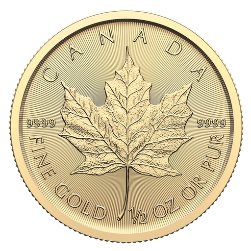 [104272] Maple Leaf 1/2oz Gold Coin 2024
