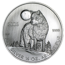 Canadian Timber Wolf Wildlife Series 1/2oz Silver Coin 2006 margin scheme