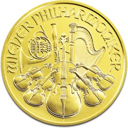 [10230] Vienna Philharmonic 1/2oz Gold Coin 2013