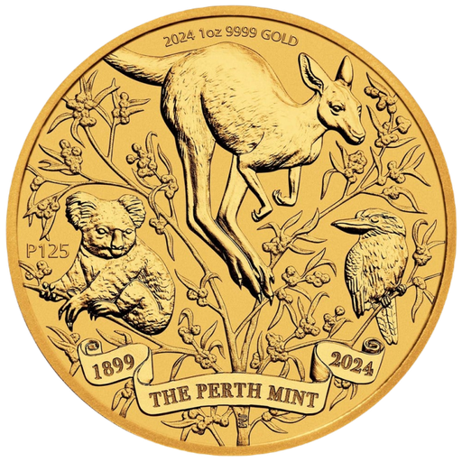 [101290] Perth Mint 125th Anniversary 1oz Gold Coin 2024