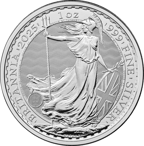 Britannia 1oz Silver Coin 2025 margin scheme