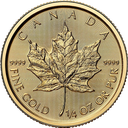 Maple Leaf 1/4 oz Gold Coin 2025