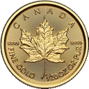 Maple Leaf 1/20 oz Gold Coin 2025