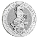 Queen's Beasts White Horse of Hanover 10oz Silver Coin 2021 margin scheme