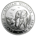 Somalia Elephant 1oz Silver Coin 2010 margin scheme