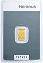 1g Gold Bar Heraeus Kinebar®