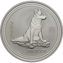 Lunar I Dog 1kg Silver Coin 2006 margin scheme