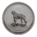 Lunar I Tiger 1kg Silver Coin 2010 margin scheme