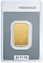 10g Gold Bar Heraeus Kinebar®