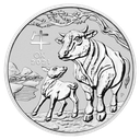 Lunar III Ox 5oz Silver Coin 2021 margin scheme