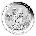 Koala 1oz Silver Coin 2017 margin scheme