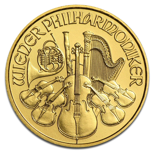 [10236] Vienna Philharmonic 1/10oz Gold Coin 2015