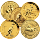 Kangaroo/Nugget 1/2oz Gold Coin random Years