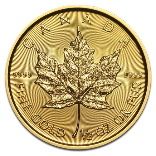 [10437] Maple Leaf 1/2oz Gold Coin 2015